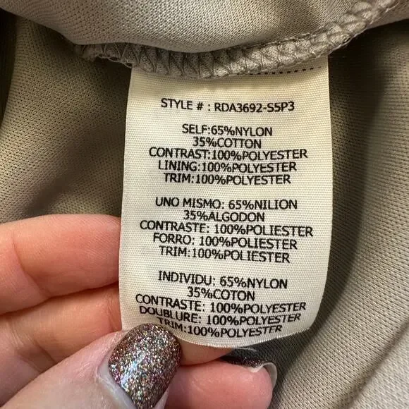 Ryu Gray Lace Tulle Fit Flare Dress L Prom Dance Romantic Balletcore Fairycore - Picture 12 of 12